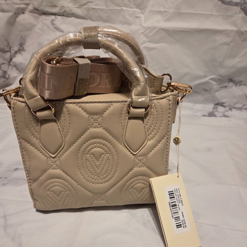 Valentino Orlandi Mini Light Taupe Tote #0017 - Picture 2 of 3